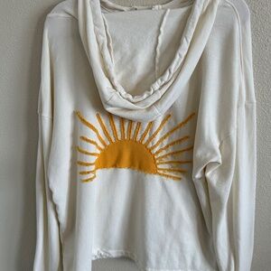 Faherty Day Break Hoodie Morning Rays Women's Size Large